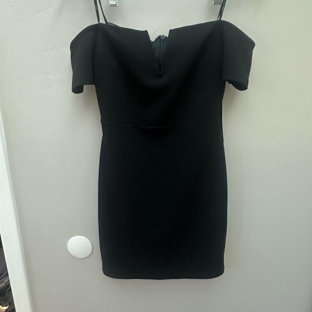 NWT LuLus Cheers to this Black minidress - Picture 6 of 7